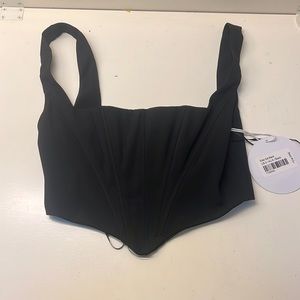 BRAND NWT! Women’s black corset top